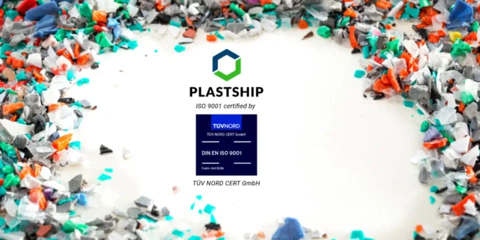 plastship erhält TÜV NORD CERT-Zertifizierung nach DIN EN ISO 9001:2015