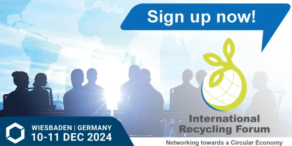 Jetzt anmelden: 4. Internationales Recycling Forum – Netzwerken für die Kreislaufwirtschaft