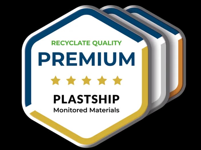 Unsere Lösung: plastship Monitored Materials