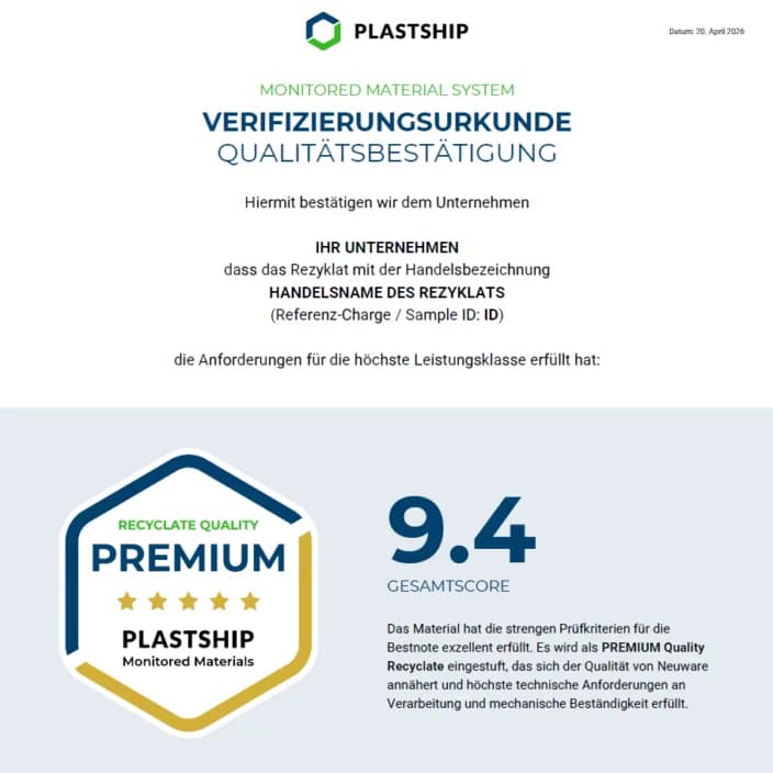 Qualitätsurkunde