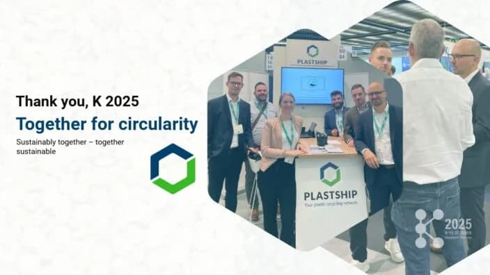 plastship auf der K-Messe 2025: Digitale Lösungen und KI als Motor für Kreislaufwirtschaft