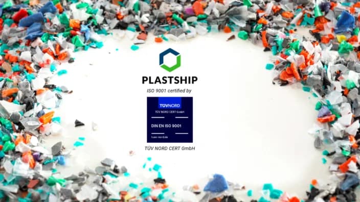 plastship erhält TÜV NORD CERT-Zertifizierung nach DIN EN ISO 9001:2015
